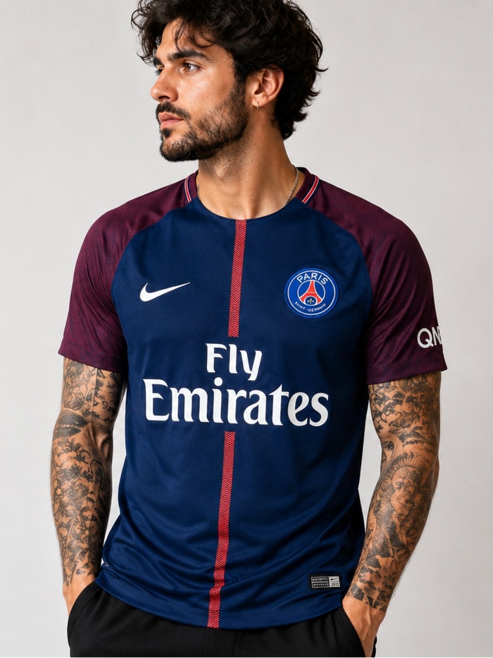 Nike PSG 2017 Home Soccer Jersey Paris Saint-Germain Dri-FIT Men’s Medium